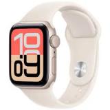 Apple Watch SE 3 44mm Starlight Aluminium Case with Sport Band